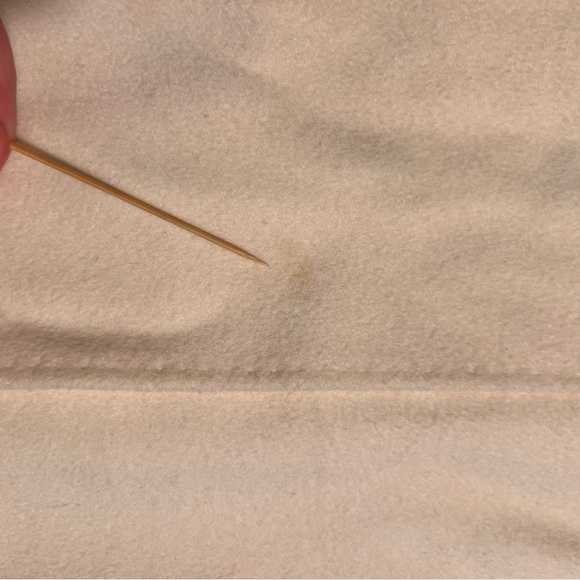 Burberry Wool Coat Women’s White Size 8 Button Long Capsule Wardrobe - Picture 7 of 14